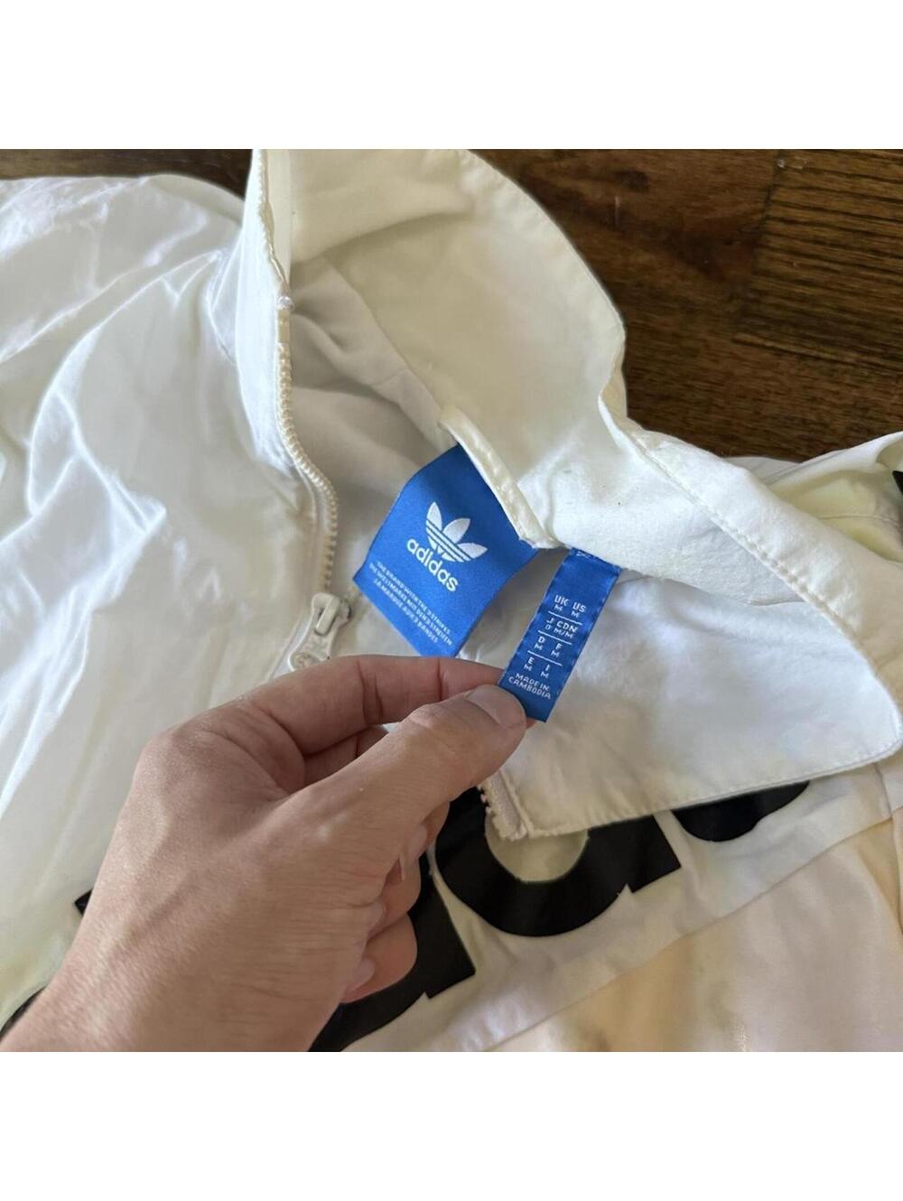 ๐ Adidas Trefoil 80s-90s Windbreaker โ Size M - Picture 5 of 7